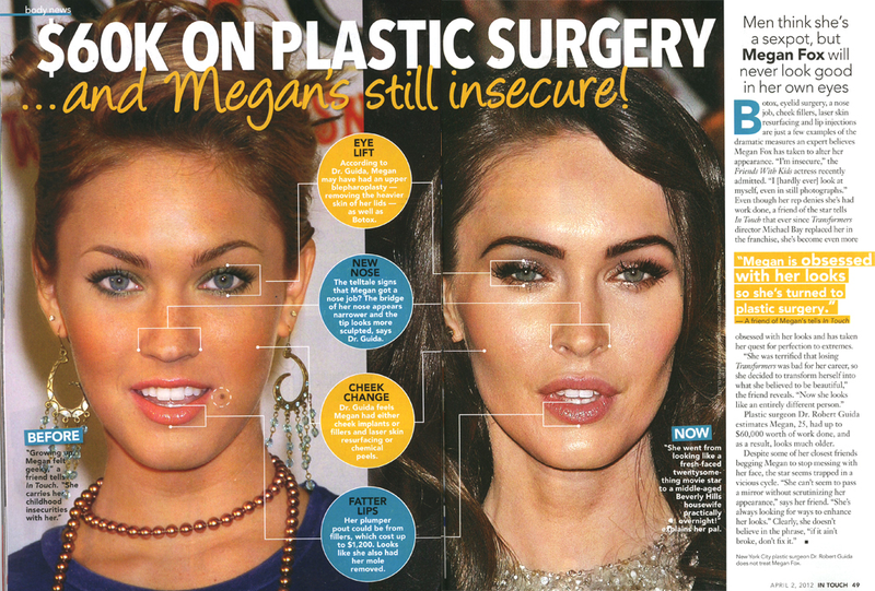 Illustration for article titled It's Going to Be Awkward When Megan Fox's Baby Comes Out With Megan Fox's Old Nose